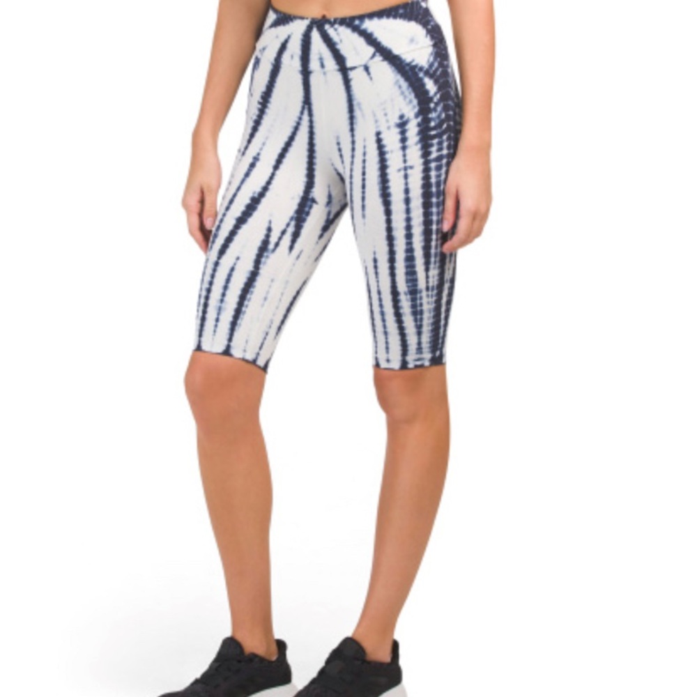Chaser Quadrablend bike navy tie dye shorts sz XS